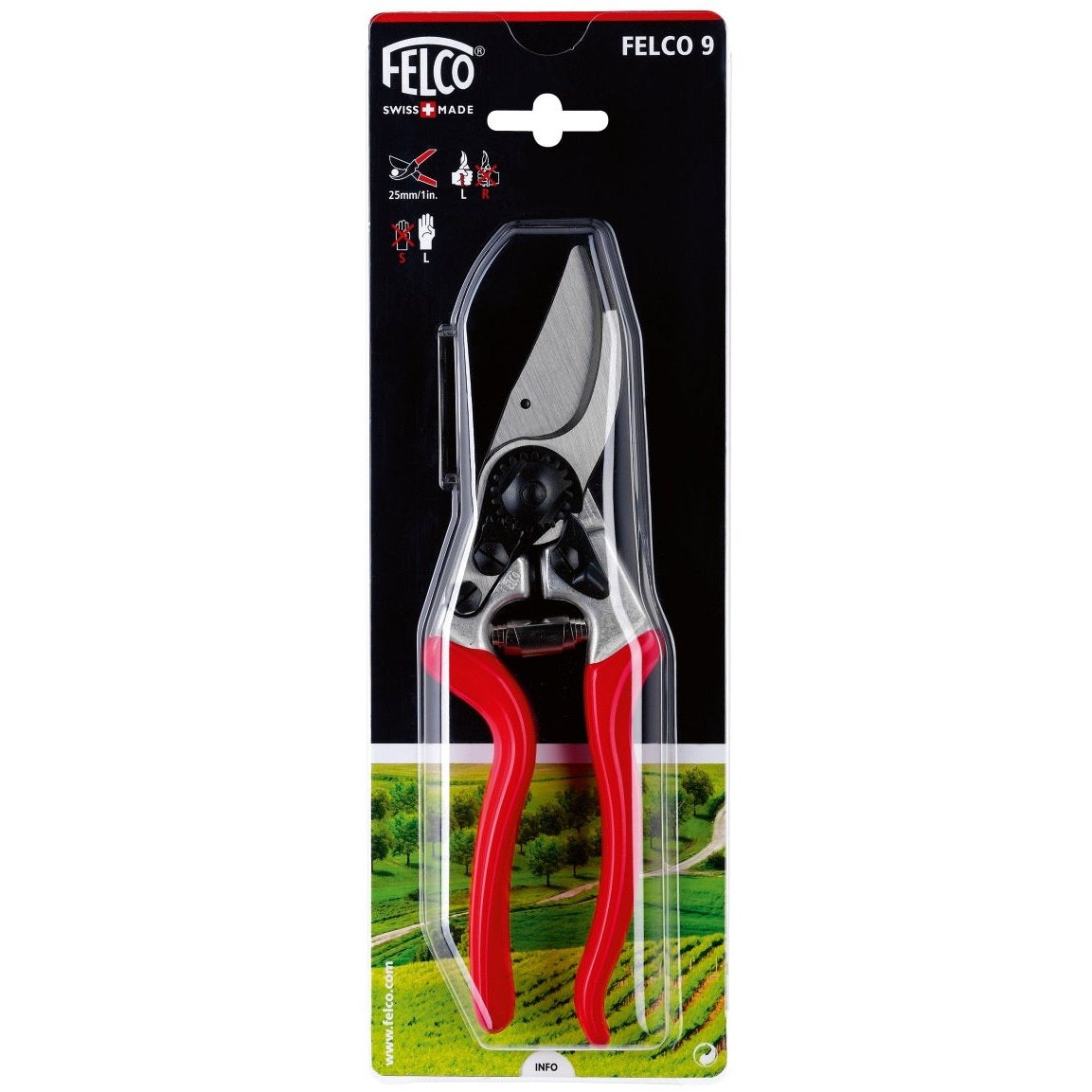 Felco 9 Ergonomic Left Hand Bypass Pruner F9