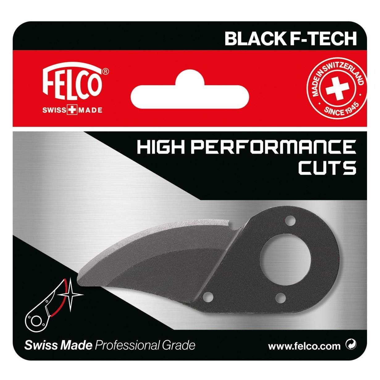 Felco Black F-Tech 14/3 High Performance Replacement Cutting Blade F-14/3BlackFT